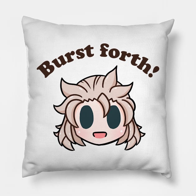 Genshin impact Benett burst forth Pillow by Oricca