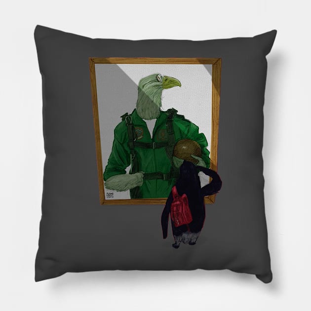 Respect your Heroes Pillow by MatheussBerant