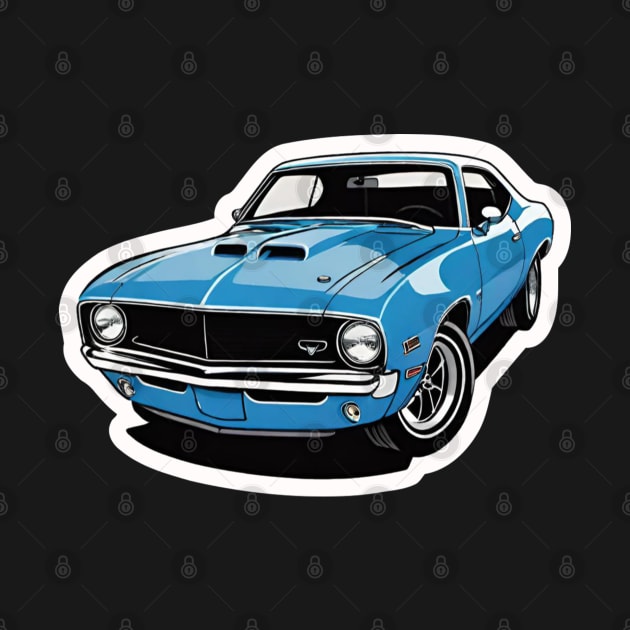 My blue Muscle Car by Spazashop Designs