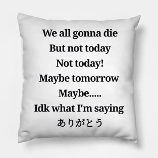 Kim Namjoon Quotes Pillow