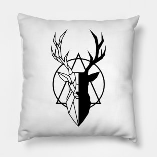 Geometric Wild Animal Pillow