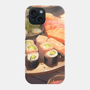 Delicous Japanese Food Sushi - Anime Wallpaper Phone Case