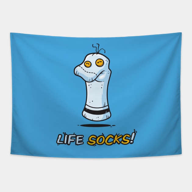 Life Socks Tapestry by zoljo