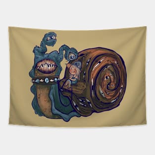 Snail Art Tapestry