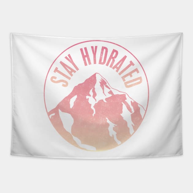 Stay Hydrated Tapestry by PaletteDesigns