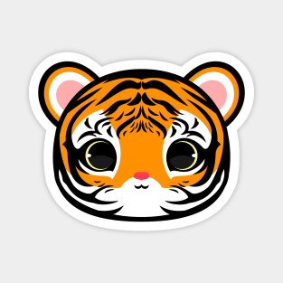 Cute Indochine Tiger Magnet