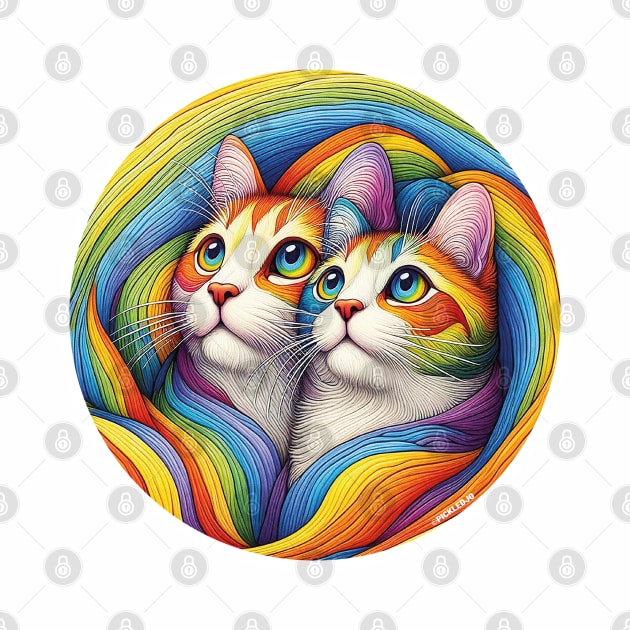 Rainbow Cats by Sketchy