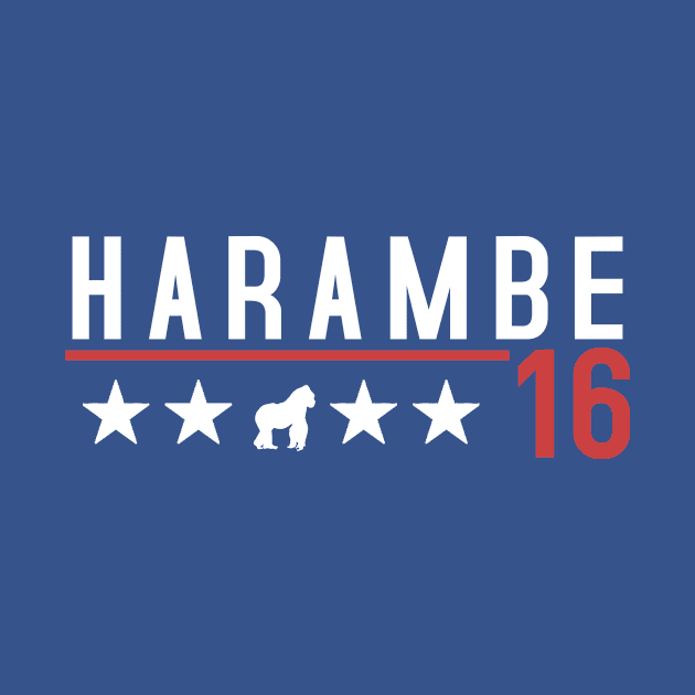 Harambe for President 2016 by tziggles