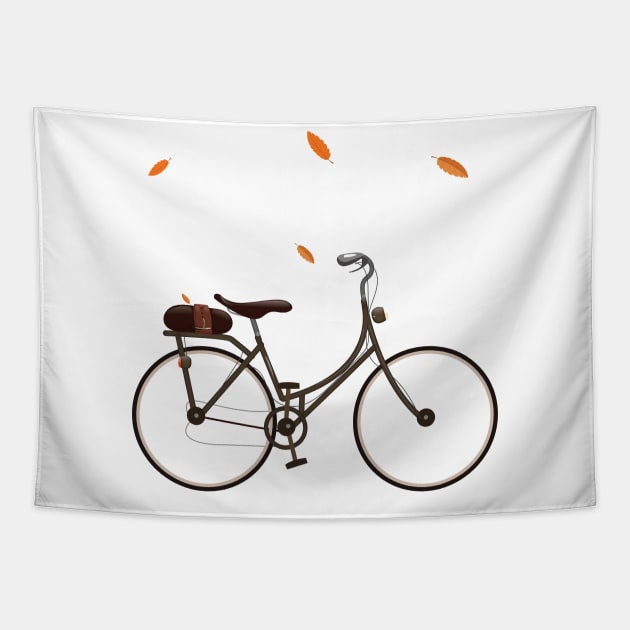 Vintage Bike Tapestry by nickemporium1