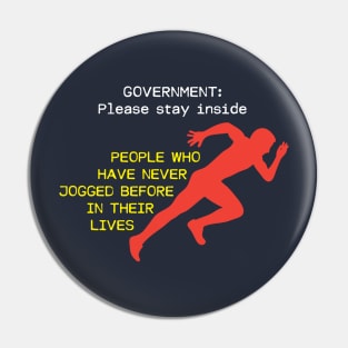 Never Joggers Lockdown Pin