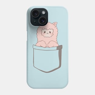 Alpaca in a pocket Phone Case