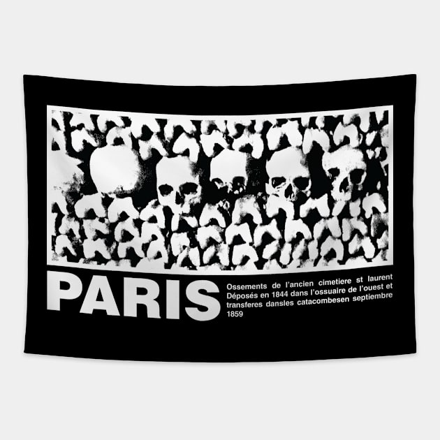 Paris catacombs Tapestry by fm_artz