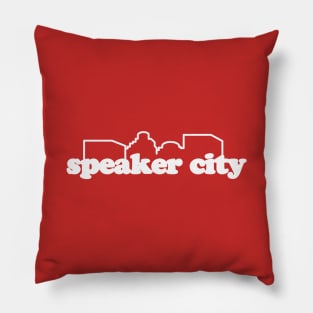 Speaker City Old School Movie Pillow