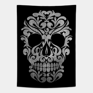 Grey Skull Tapestry