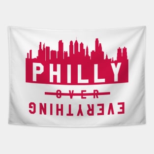 Philly over Everything - White/Red Tapestry