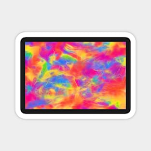 Colourful Random abstract background pattern Magnet