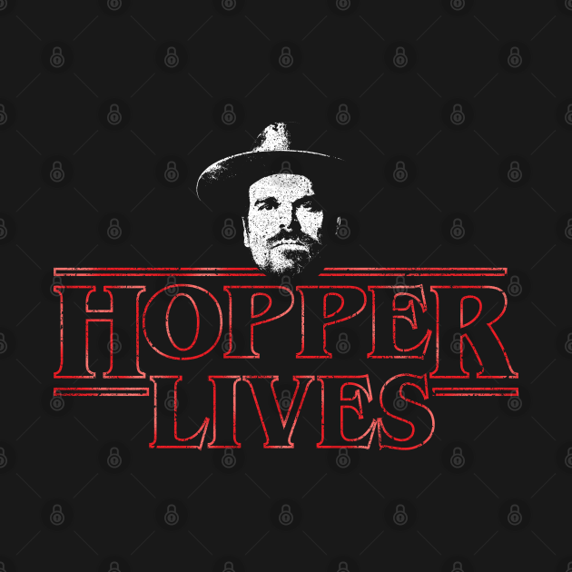 Discover Hopper Lives - Stranger Things - T-Shirt