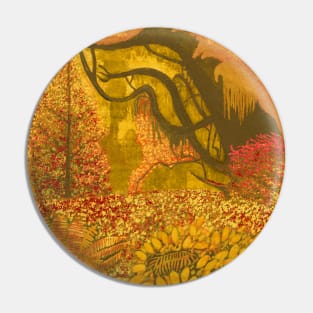 Forest Jungle Autumn Pin