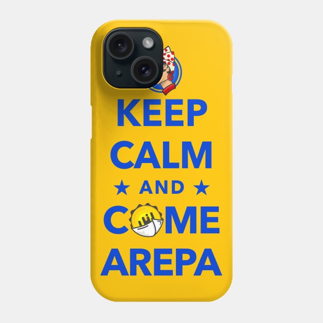 Keep Calm and Come Arepa Phone Case by DISOBEY