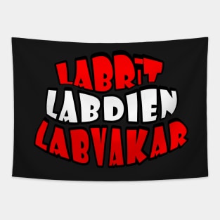 Labrit Labdien Labvakar Tapestry