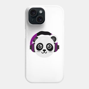 music and Cute Animal Friendly Panda Phone Case