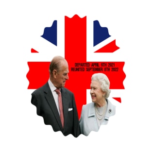 Queen Elizabeth and Prince Philip The Duke Of Edinburgh T-Shirt