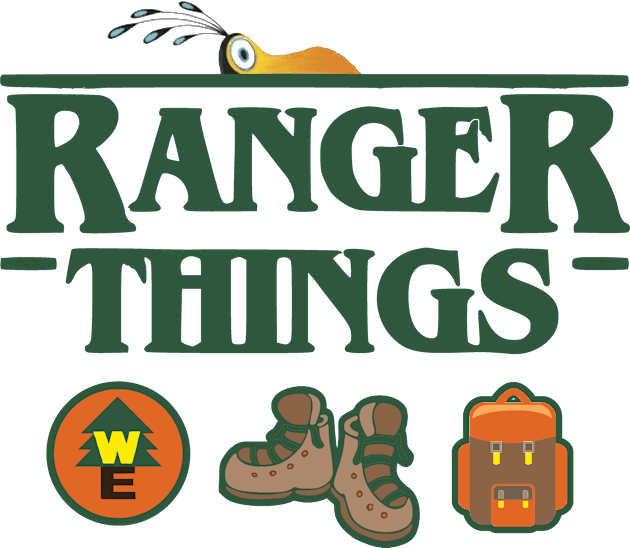 Up Ranger Things - Stranger Things Kids T-Shirt by ThisIsFloriduhMan