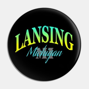 City Pride: Lansing, Michigan Pin