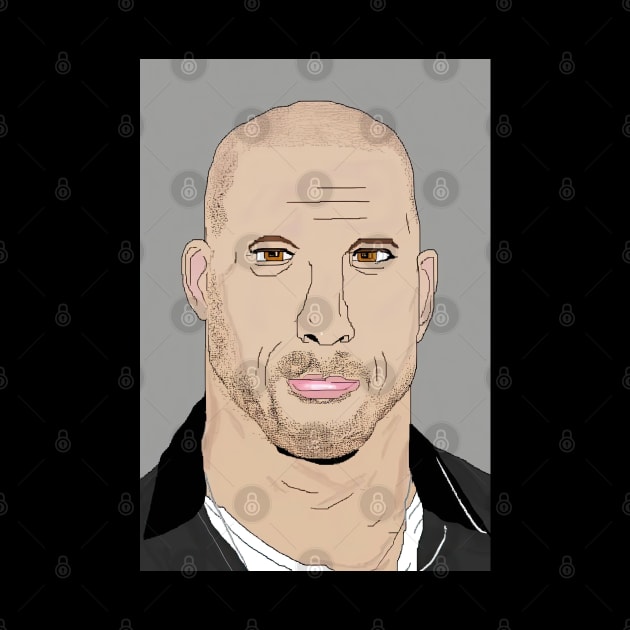 Vin Diesel in MsDos Paint by obstinator