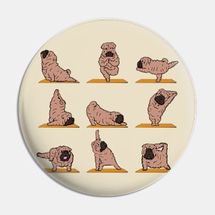 Shar Pei Yoga Pin