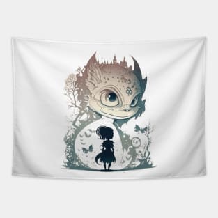 Mystical fantasy character. Tapestry