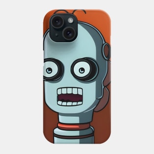 Creepy robot Phone Case