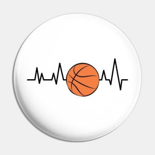 Heartbeat Pulse - Basketball Pin