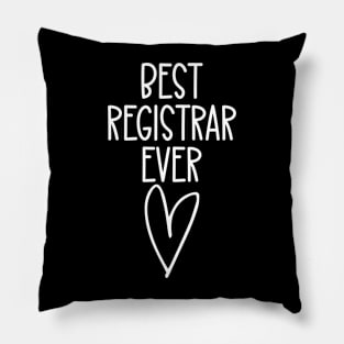 Best Registrar Ever Pillow