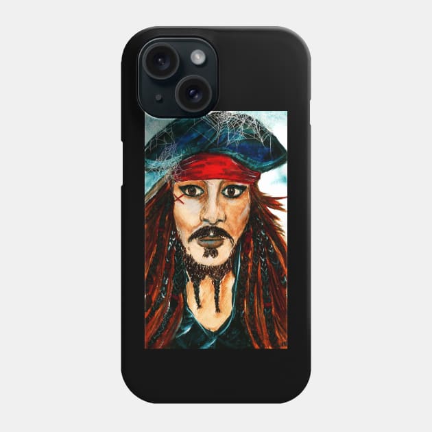 JACK SPARROW Phone Case by Liliya