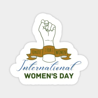 Internation womens day T-Shirt design -Women rights t-shirt Magnet