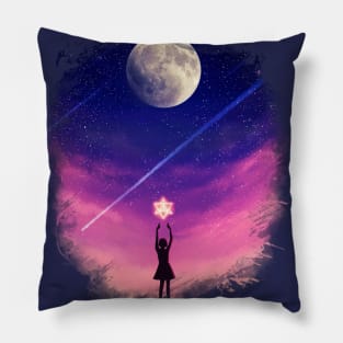 Moon and star Pillow