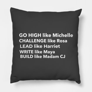 Black History Queens Pillow