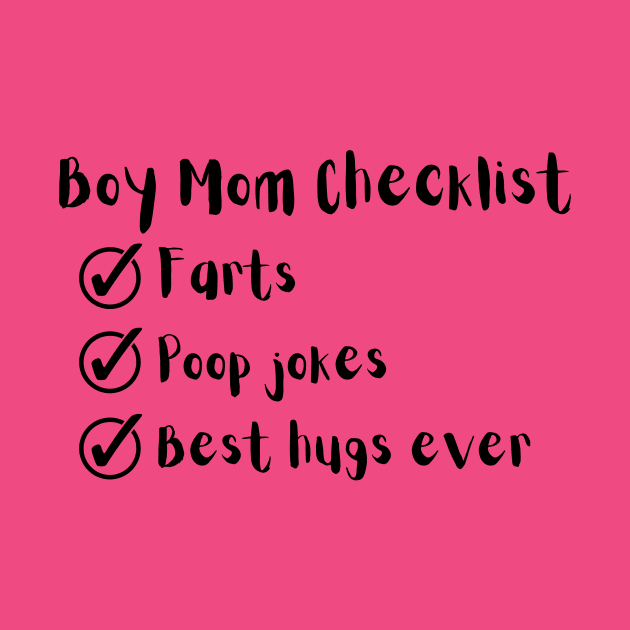Boy mom checklist by Dragon Shenanigans