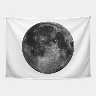 Pixel Moon Tapestry