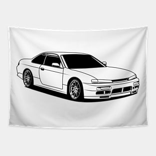 Jdm silvia black print Tapestry