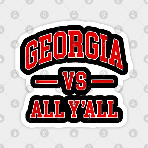 Georgia VS All Y'all Magnet by Palette Harbor