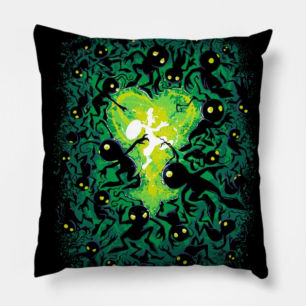 Heartless Knight Pillow by djkopet