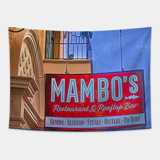 Mambo's Restaurant and Rooftop Bar Bourbon Street Tapestry