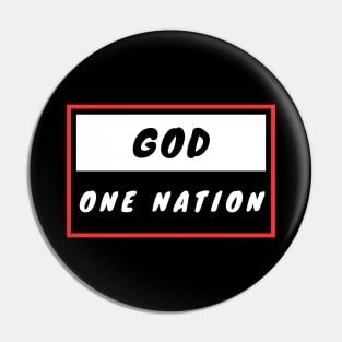 One Nation Under God | Christian Pin