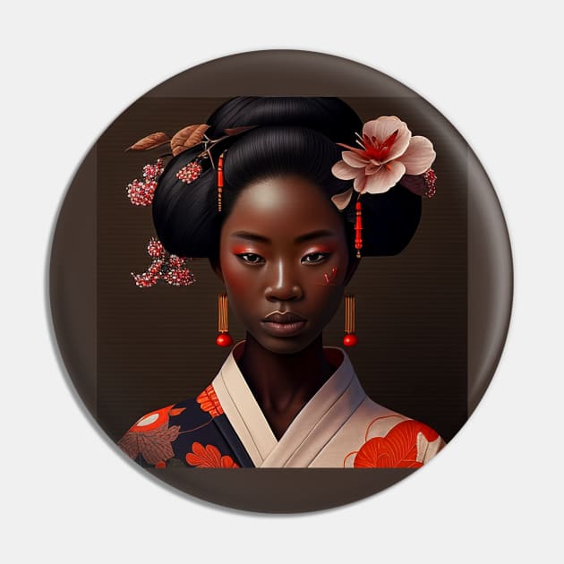 GreyStone Dojo-Afro Geisha 2 Pin by solomonabrams