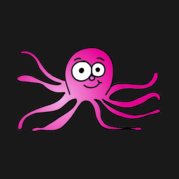 Happy Octopus Doodle by 1Redbublppasswo