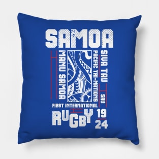 Manu Samoa Rugby Fan Memorabilia Siva Tau Pillow