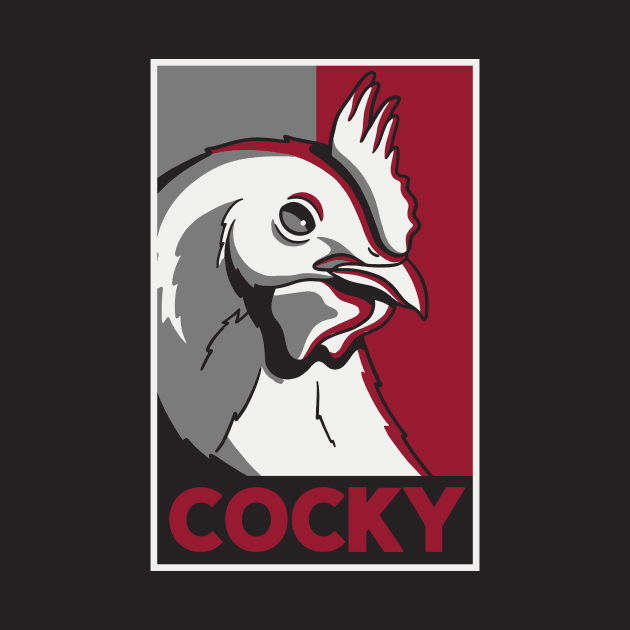 Cocky Rooster // Funny Vintage Rooster by SLAG_Creative