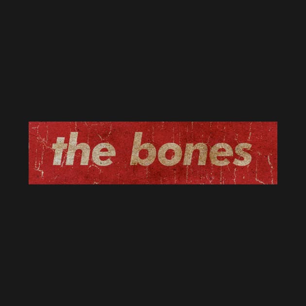 THE BONES - SIMPLE RED VINTAGE by GLOBALARTWORD